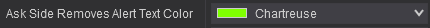 6. Ask Side Removes Alerts Text Color