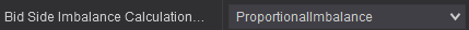 11. Alerts- Bid Side Imbalance Calculation Mode