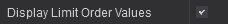 9. Display Limit Order Values