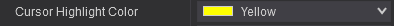 11. Cursor Highlight Color