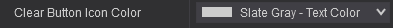 13. Clear Button Icon Color