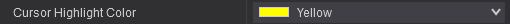 22. Cursor Highlight Color