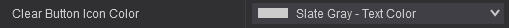 24. Clear Button Icon Color